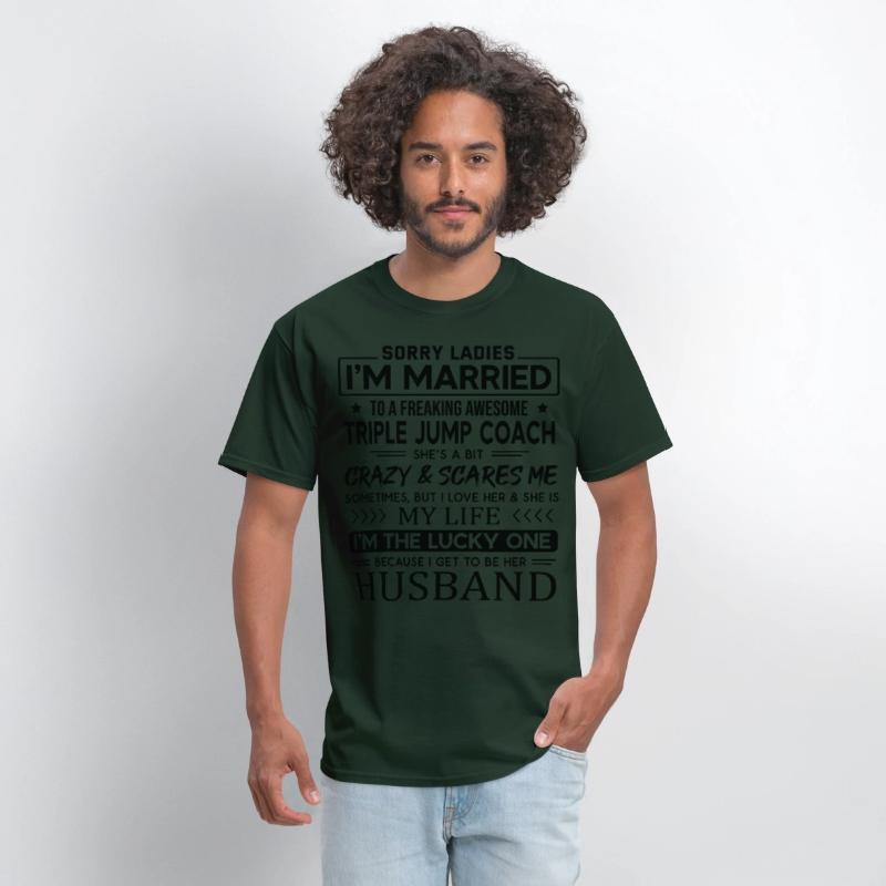 Triple Jump Coach Funny Saying For Husband