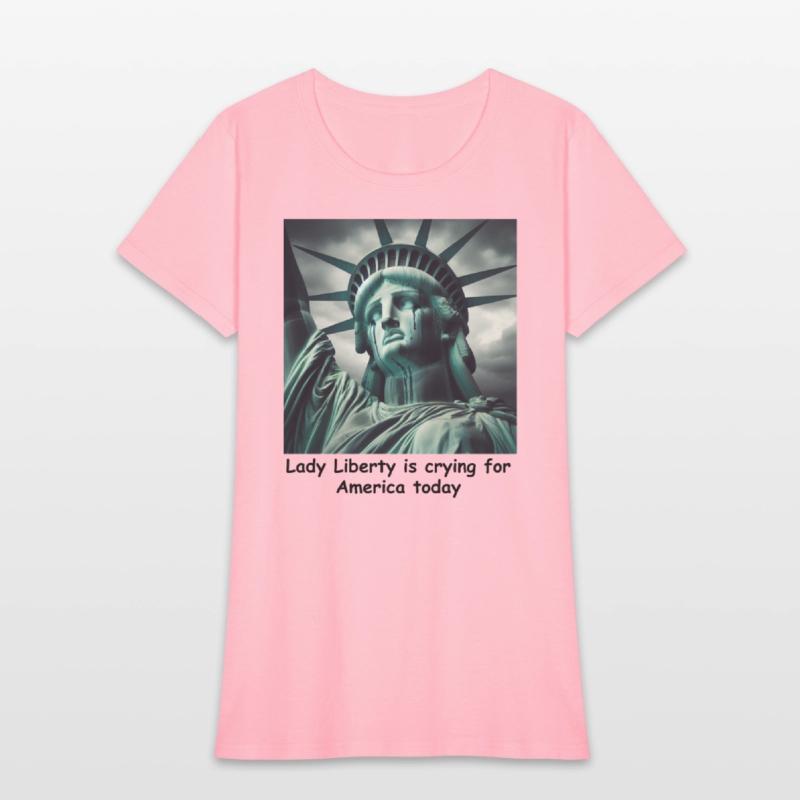 Trump causes the Statue of Liberty to cry