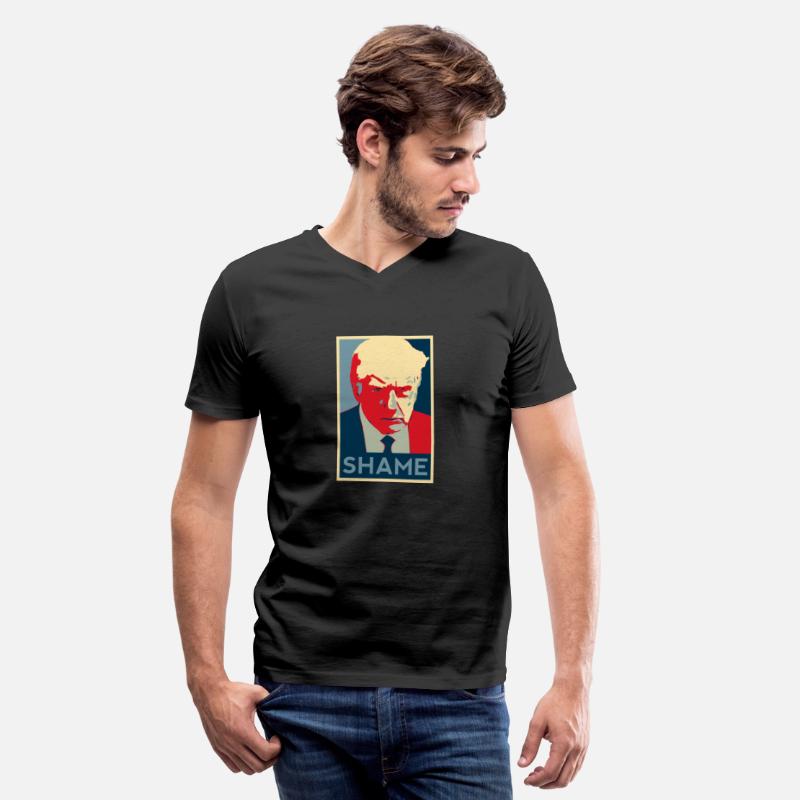 Trump mug shot Shame Obama HOPE poster style