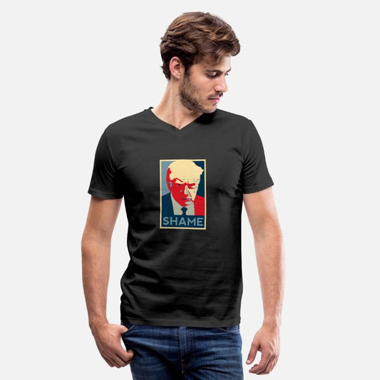 Trump mug shot Shame Obama HOPE poster style