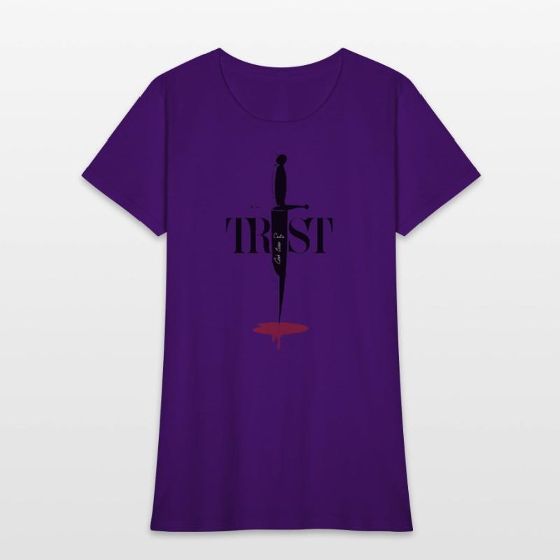 Trust Cuts Deep: Minimalist Dagger Art