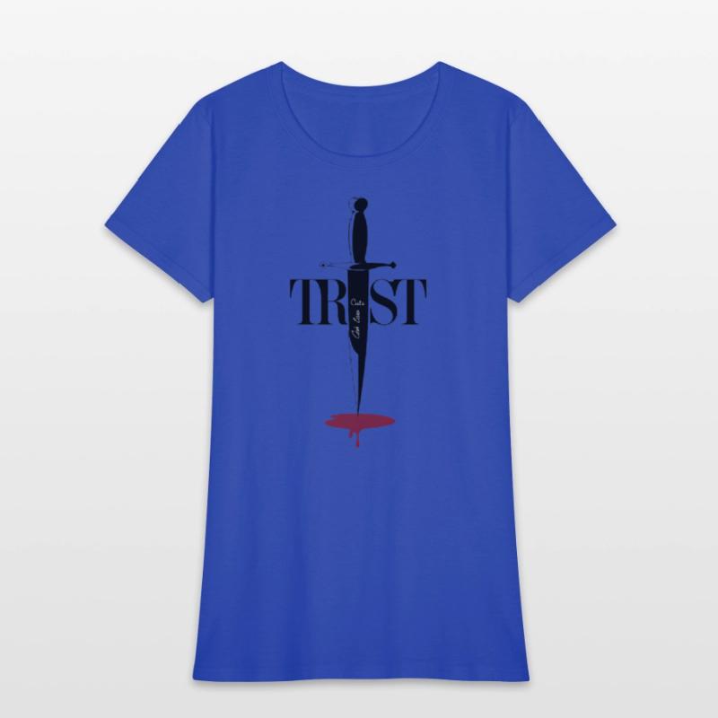 Trust Cuts Deep: Minimalist Dagger Art