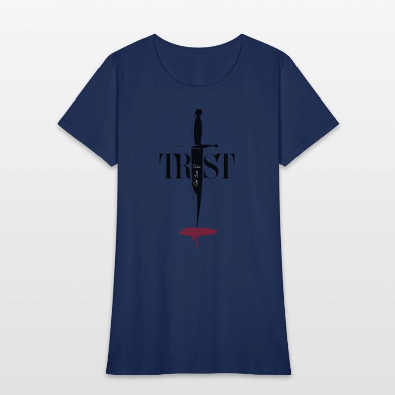 Trust Cuts Deep: Minimalist Dagger Art