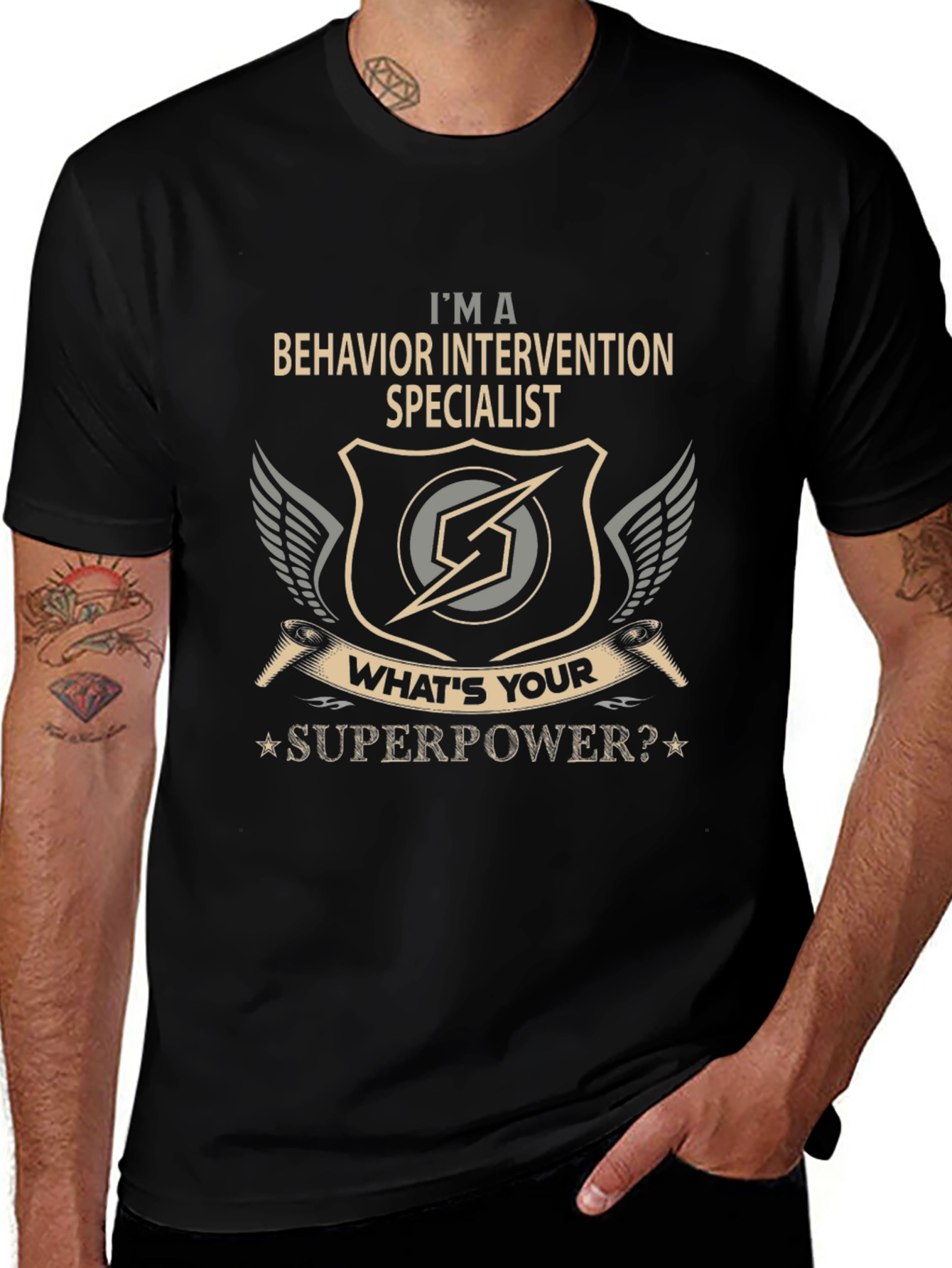 Behavior Intervention Specialist Superpower T-Shirt