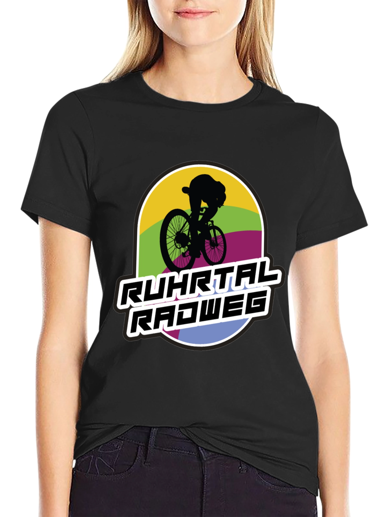 Ruhtal Radweg Cycling T-Shirt