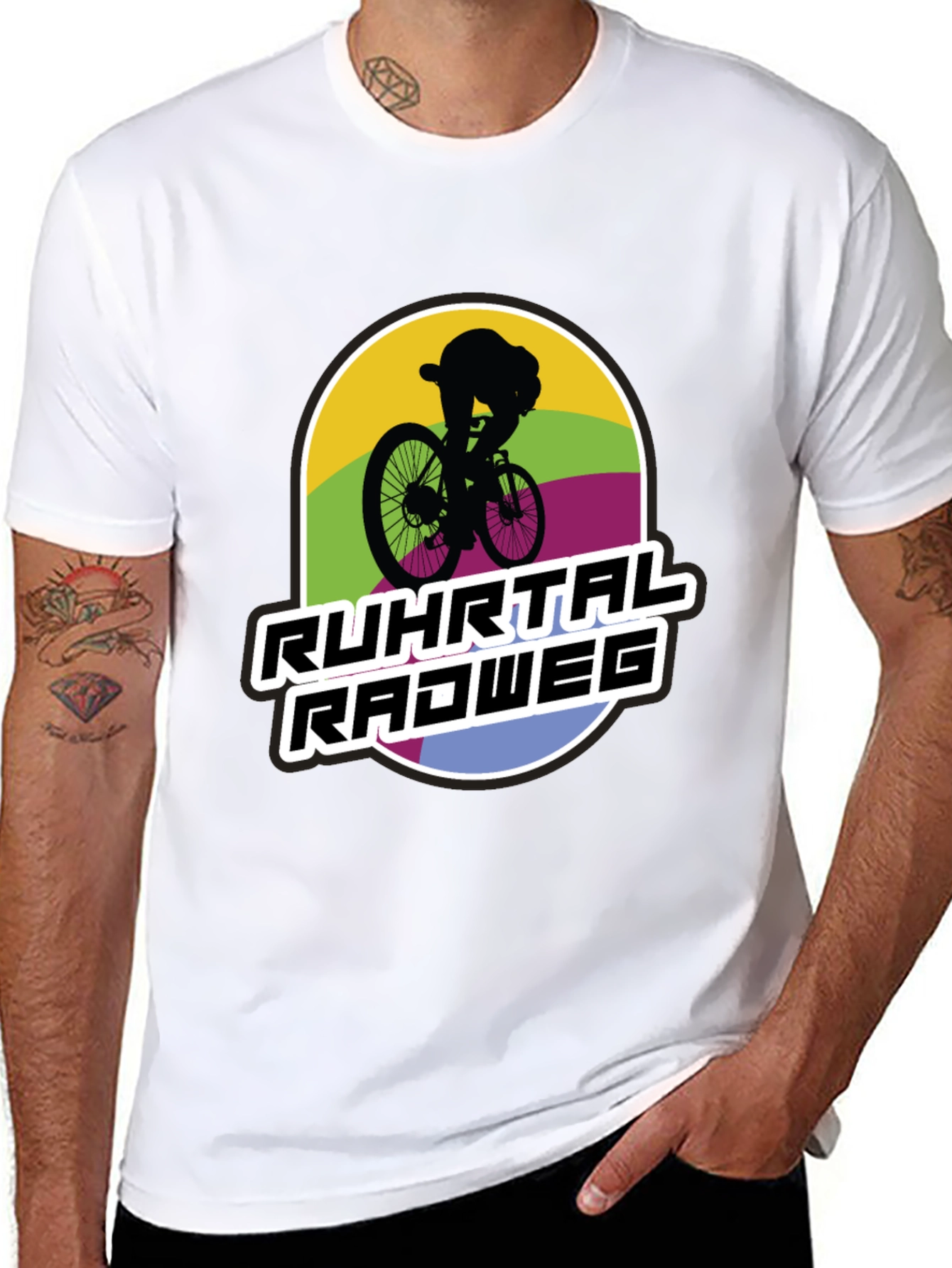 Ruhtal Radweg Cycling T-Shirt