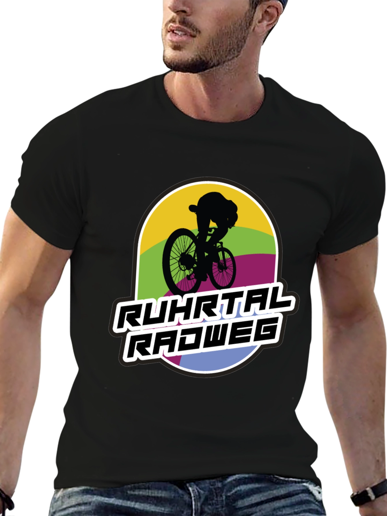 Ruhtal Radweg Cycling T-Shirt
