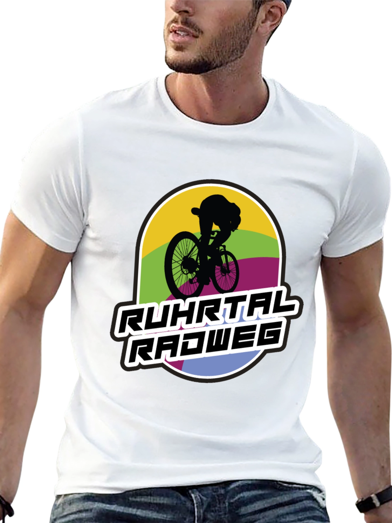Ruhtal Radweg Cycling T-Shirt