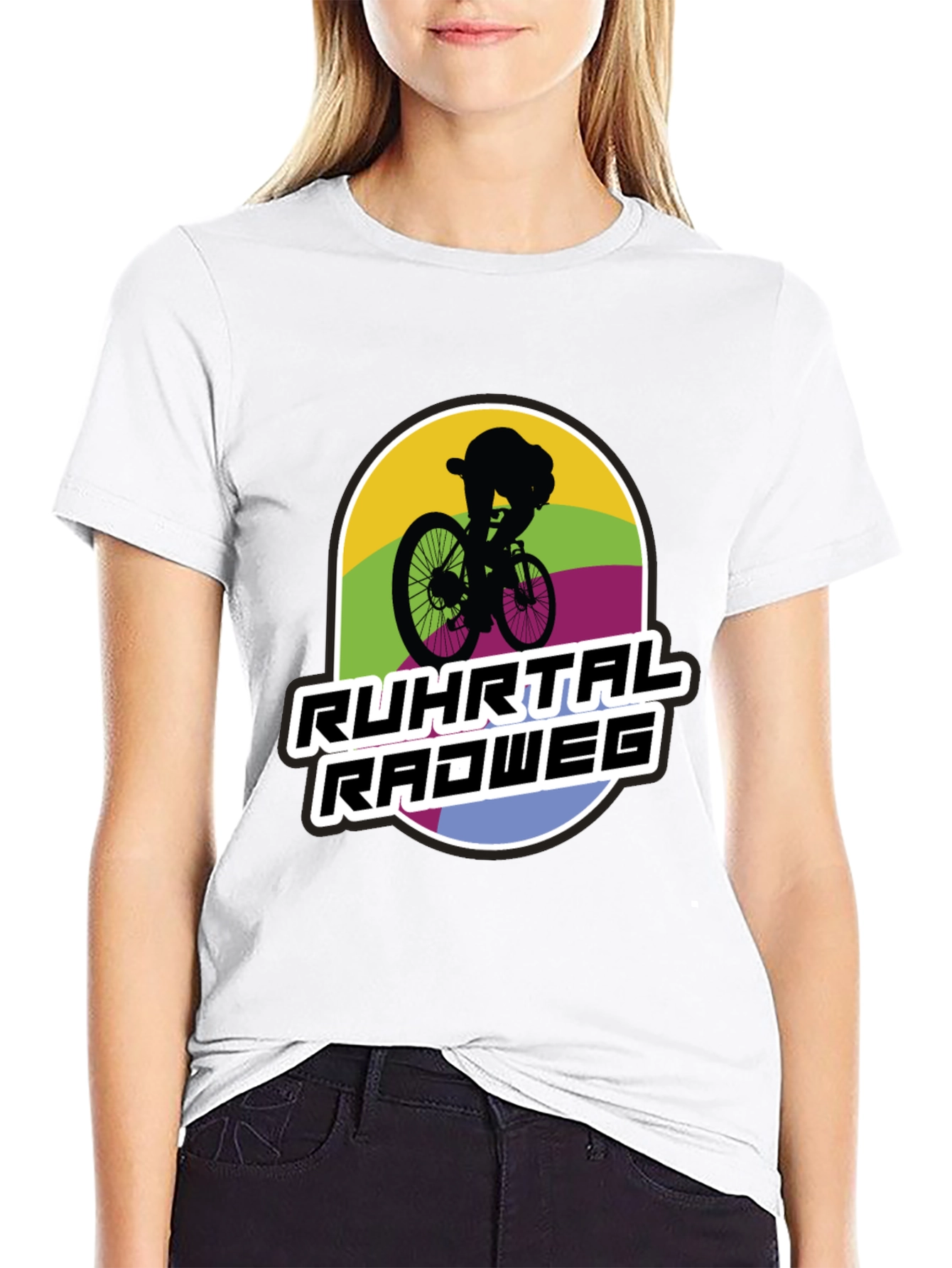 Ruhtal Radweg Cycling T-Shirt
