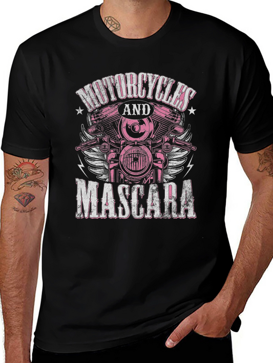 Motorcycles and Mascara Graphic Tee
