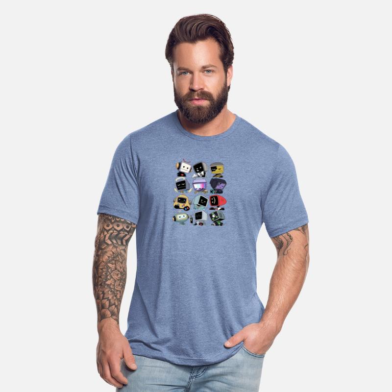 TV Men Digital Icon (Retro Computer Graphics)