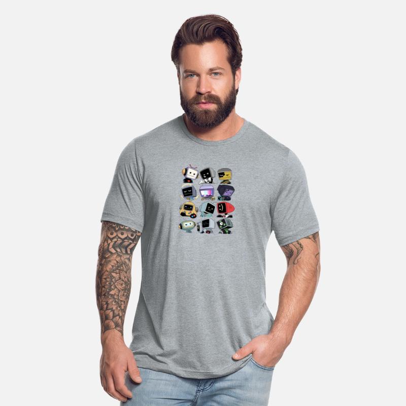 TV Men Digital Icon (Retro Computer Graphics)