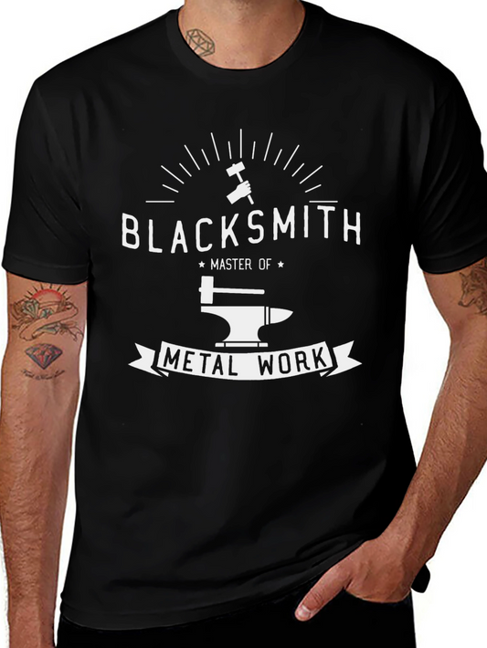 Blacksmith Metalwork T-Shirt - Master of Metal Work
