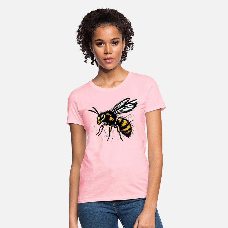 Two Color Wasp Insect Art 1
