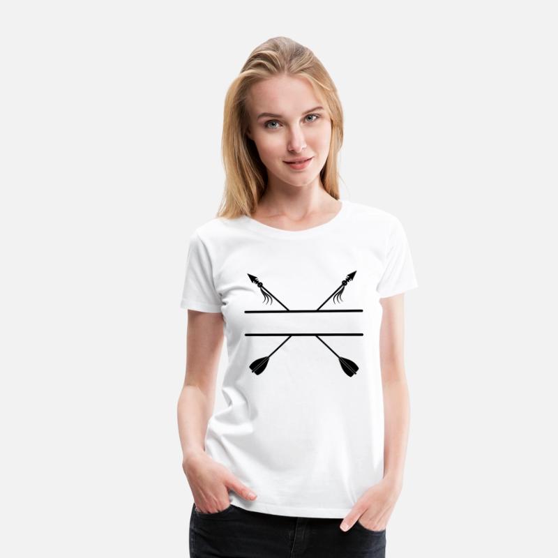 Two crossed arrows