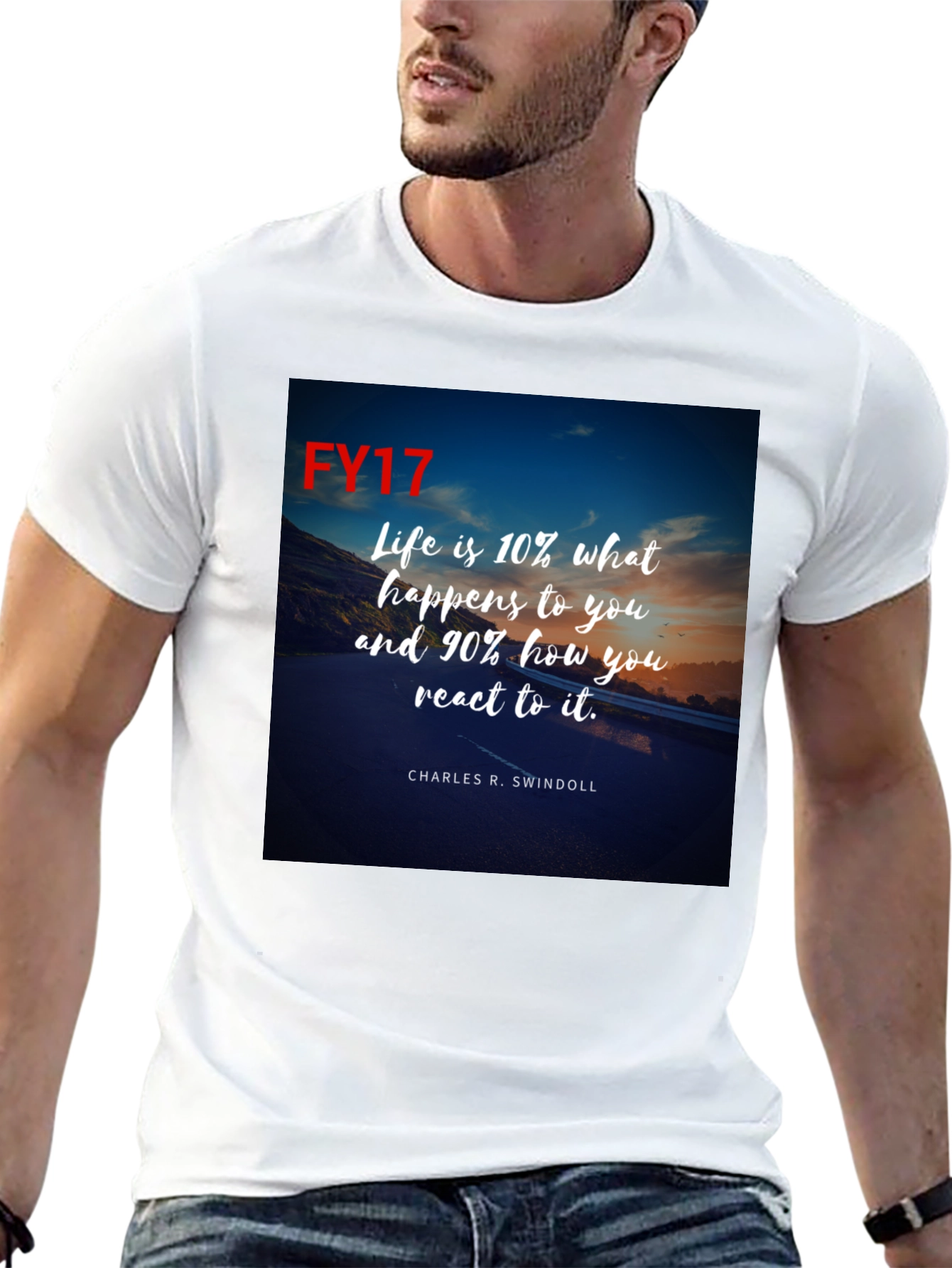 Inspirational Quote Graphic T-Shirt