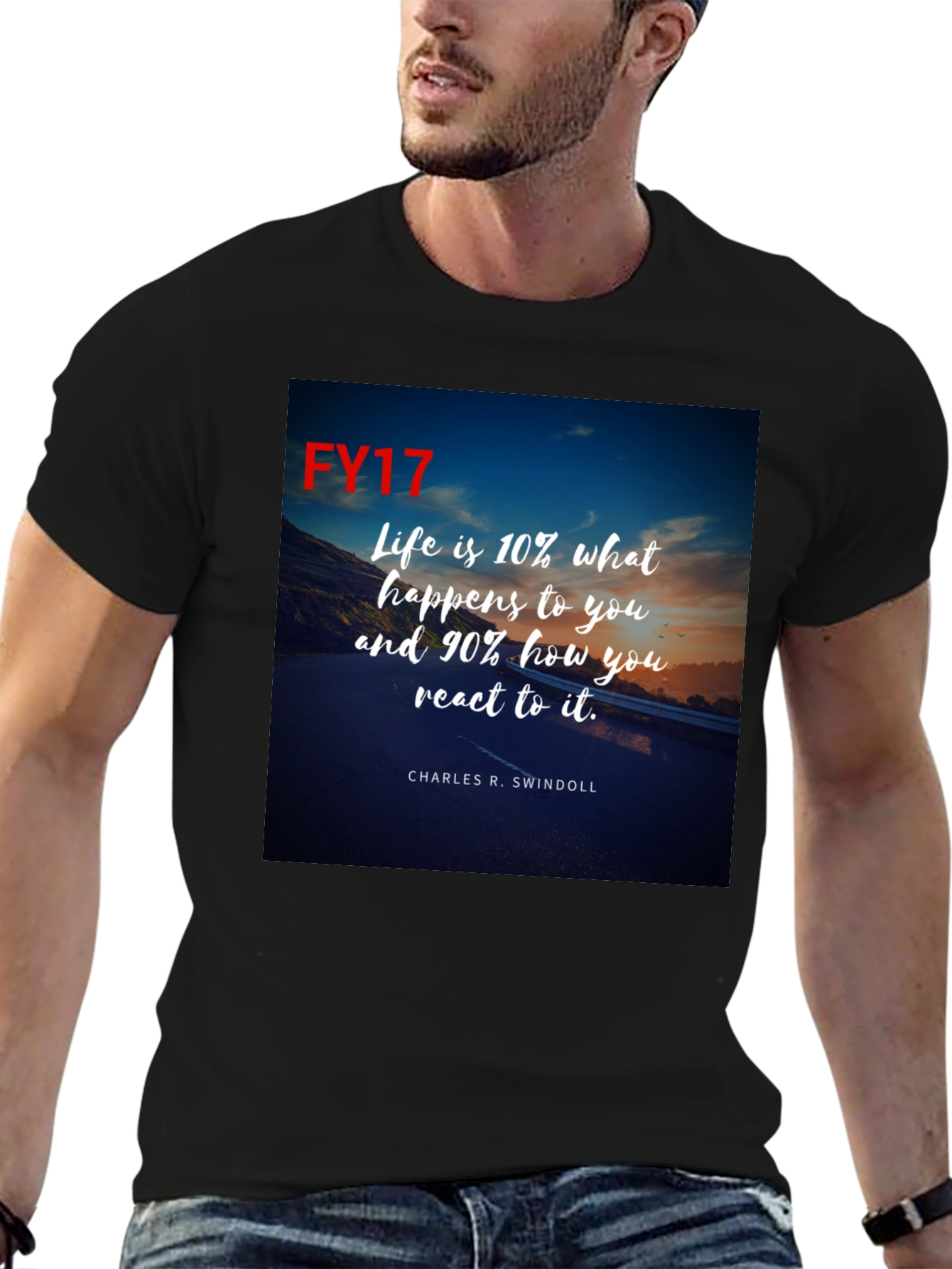 Inspirational Quote Graphic T-Shirt