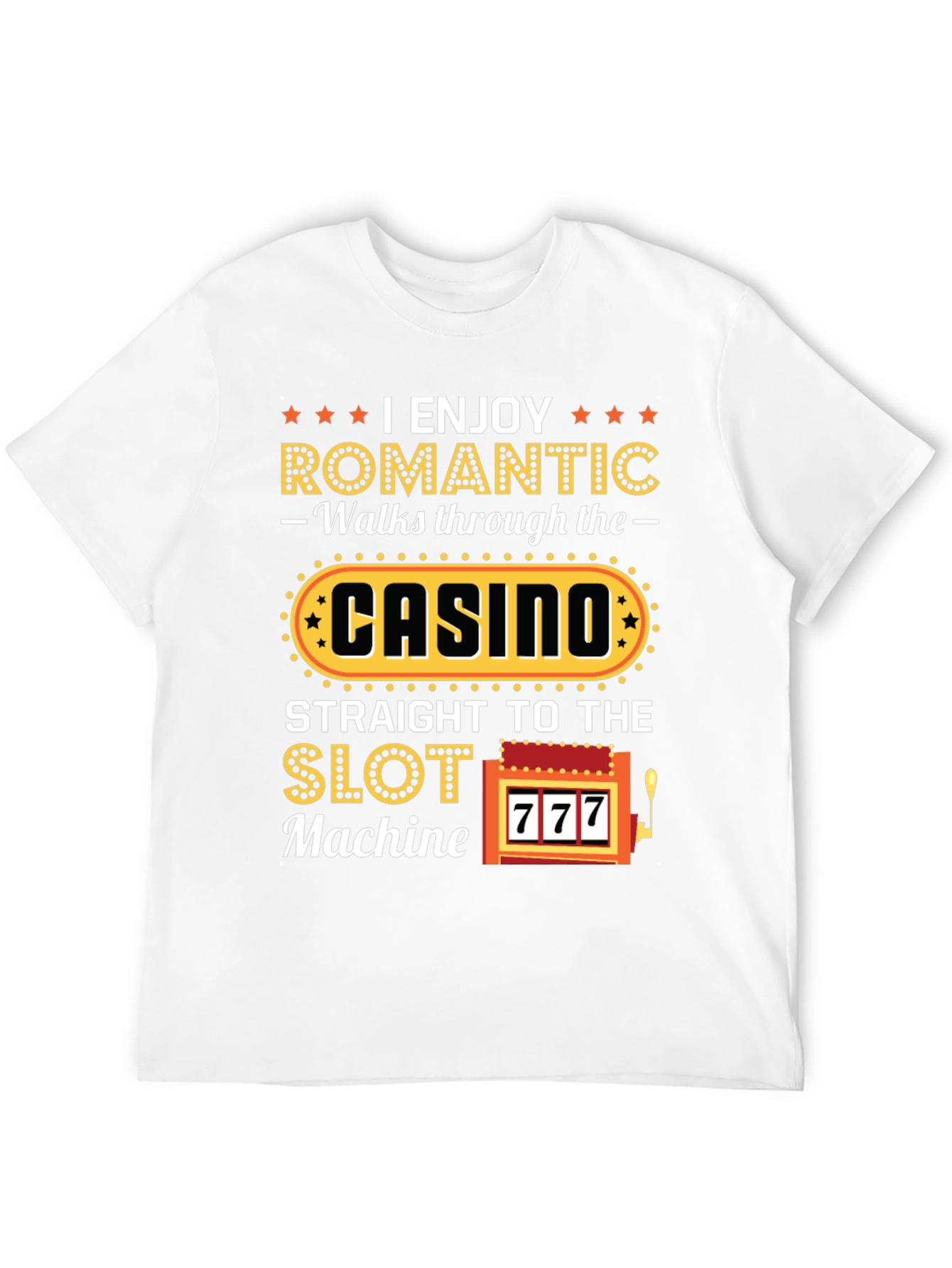 Romantic Casino Lover Graphic T-Shirt