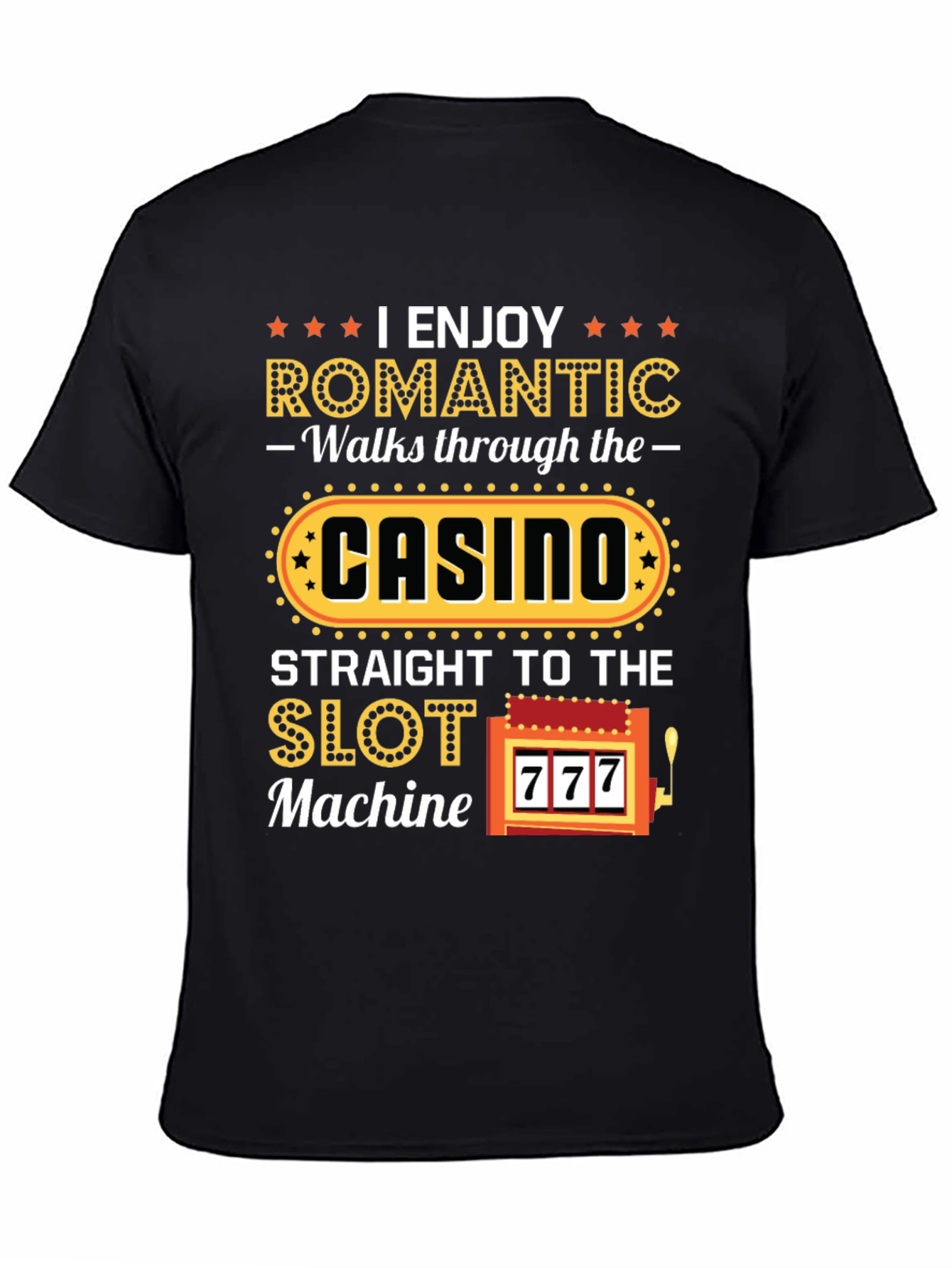 Romantic Casino Lover Graphic T-Shirt