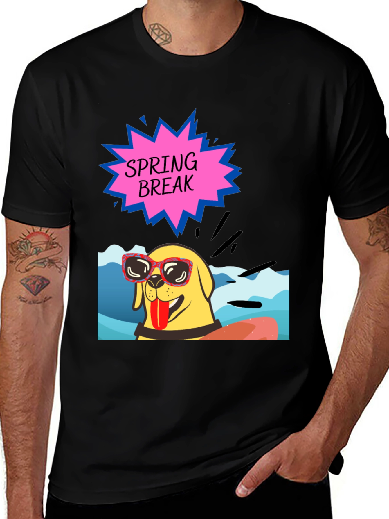 Spring Break Dog T-Shirt
