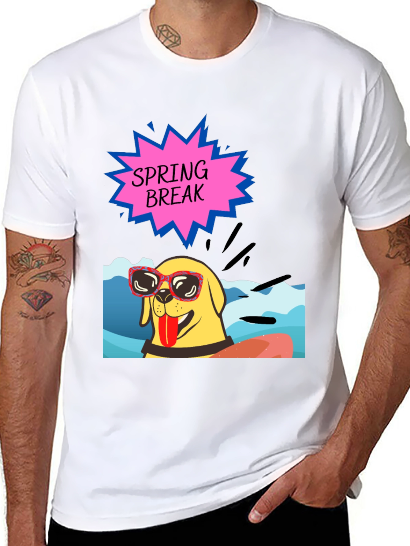 Spring Break Dog T-Shirt