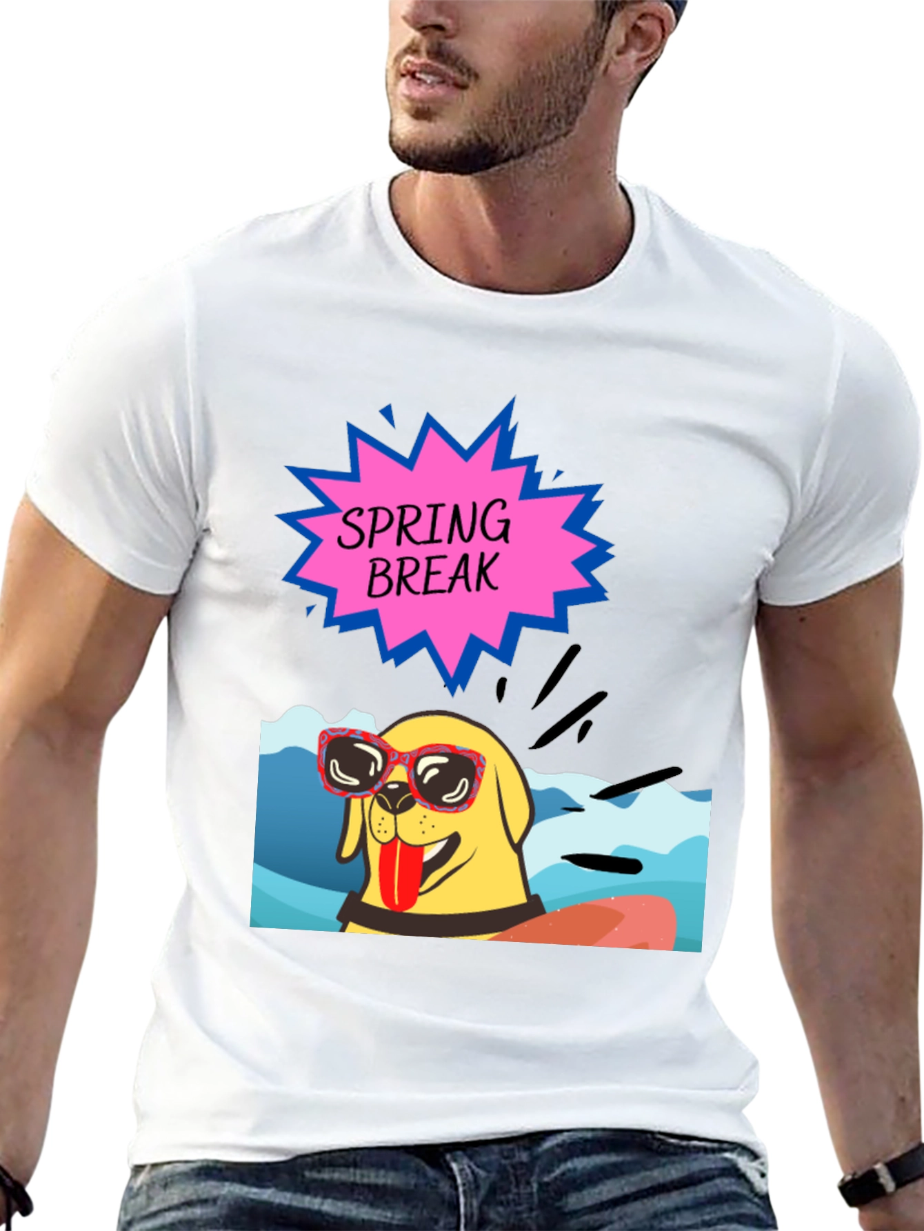 Spring Break Dog T-Shirt