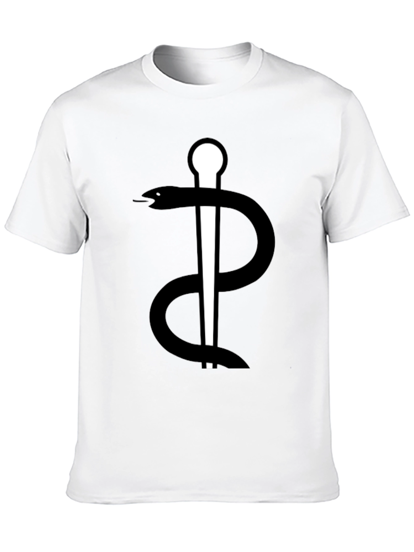 Caduceus Graphic Tee - Medical Symbol T-Shirt