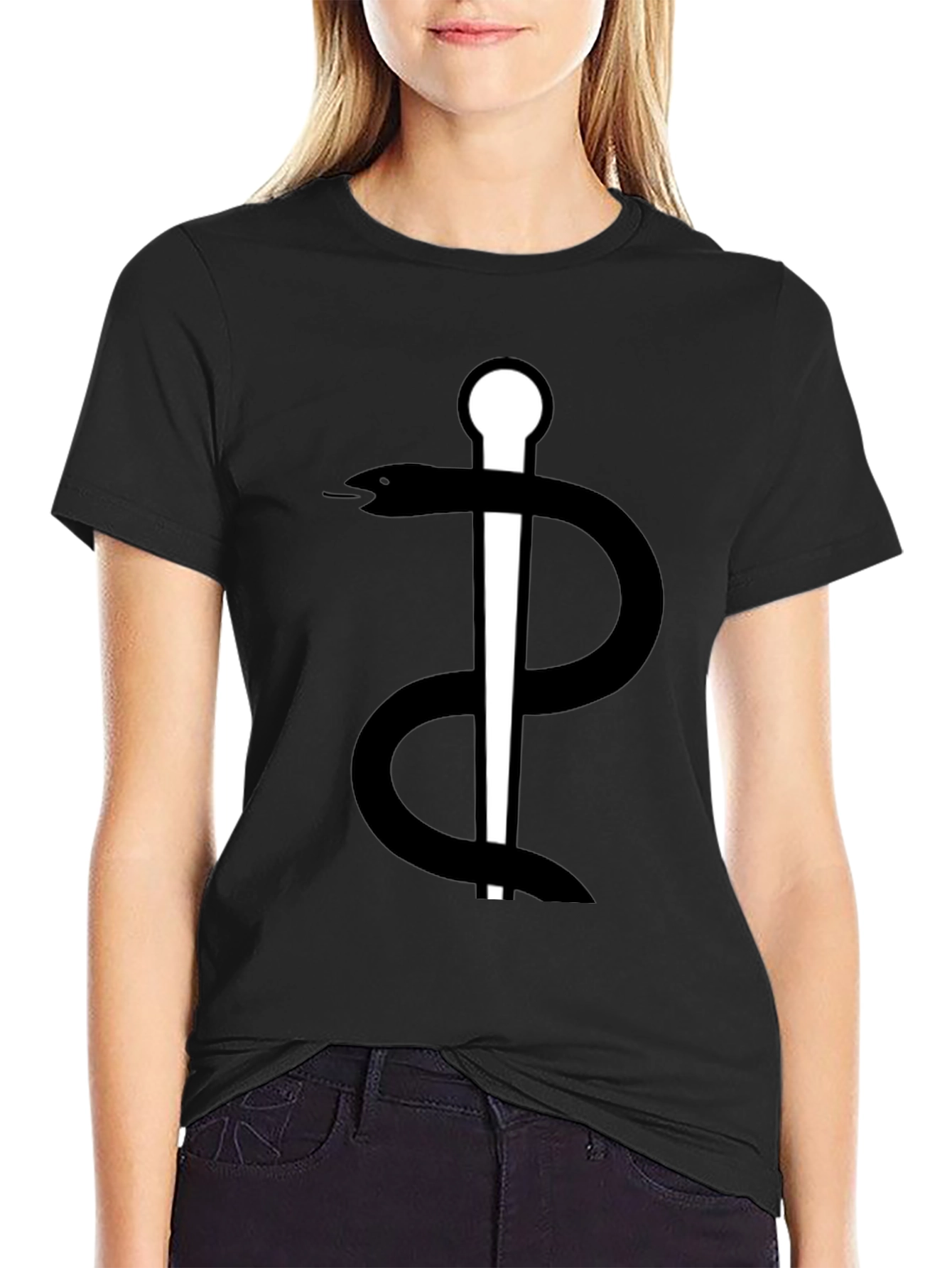 Caduceus Graphic Tee - Medical Symbol T-Shirt