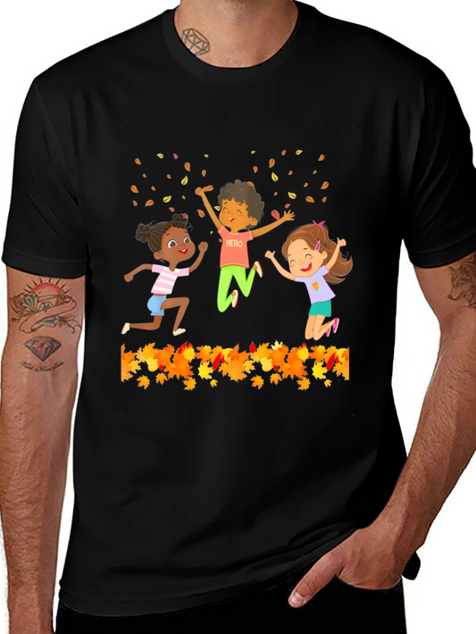 Autumn Kids T-Shirt - Festive Fall Fun!