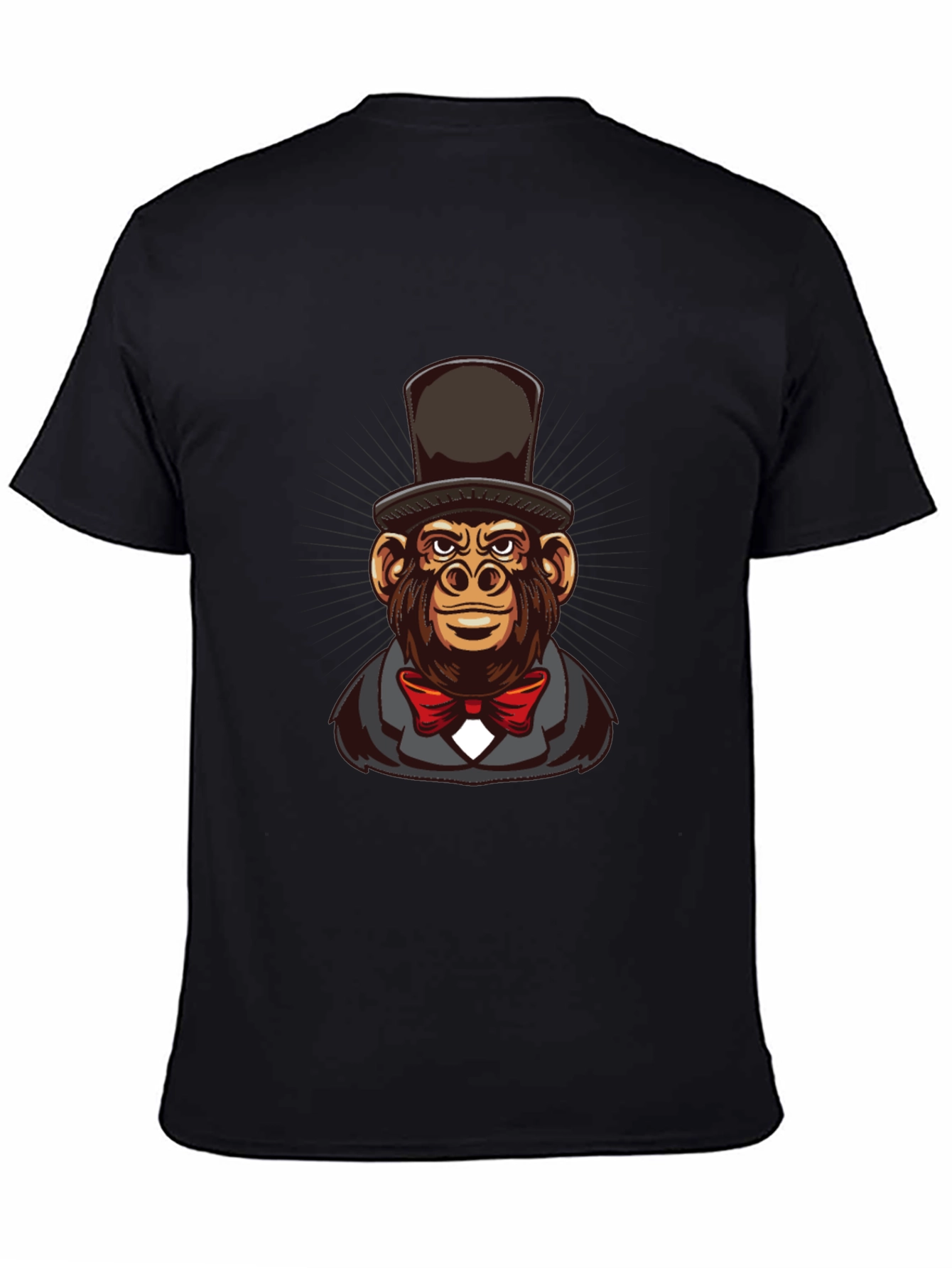 Monkey Top Hat Bowtie T-Shirt