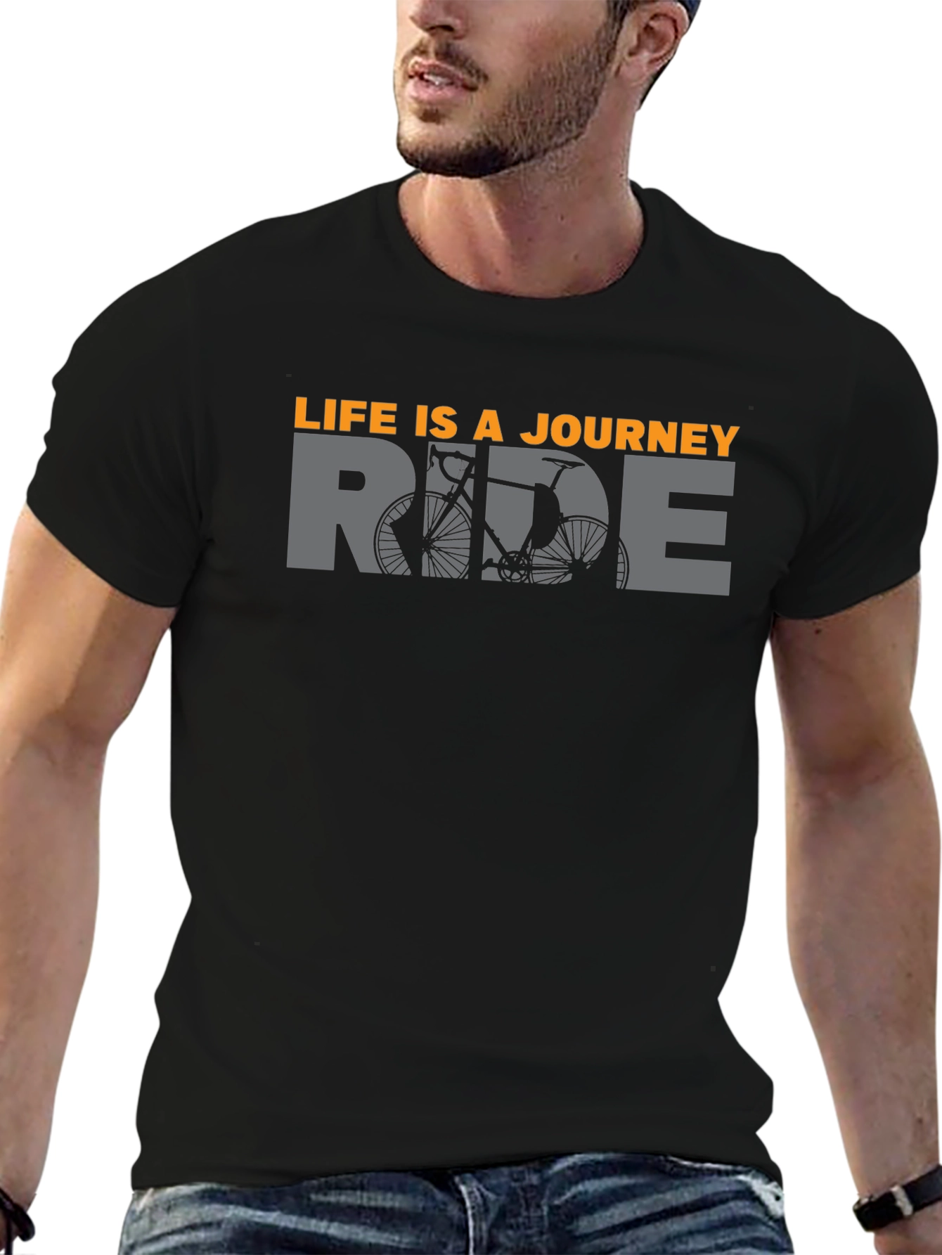 Life is a Journey Ride Bicycle T-Shirt