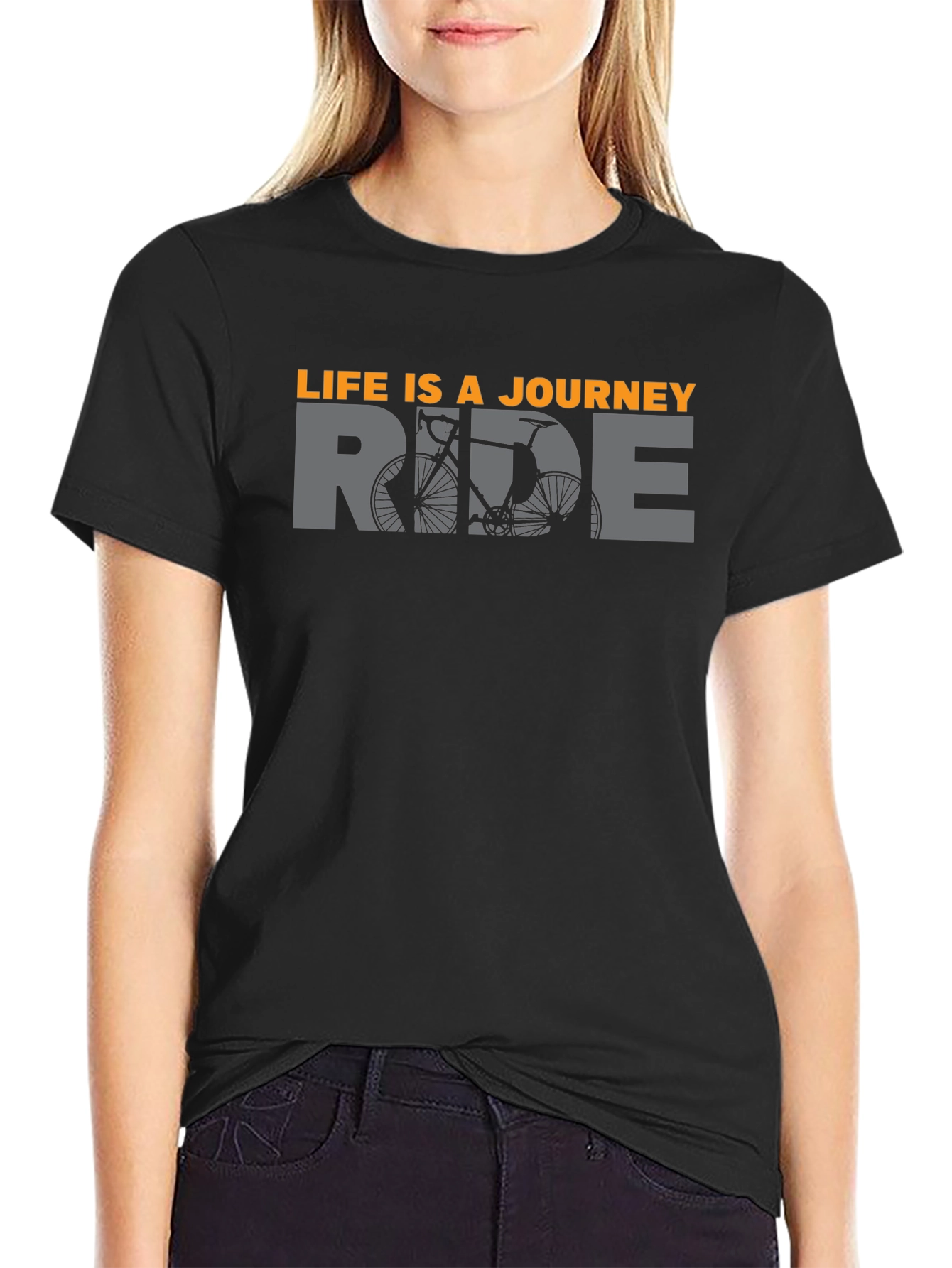 Life is a Journey Ride Bicycle T-Shirt