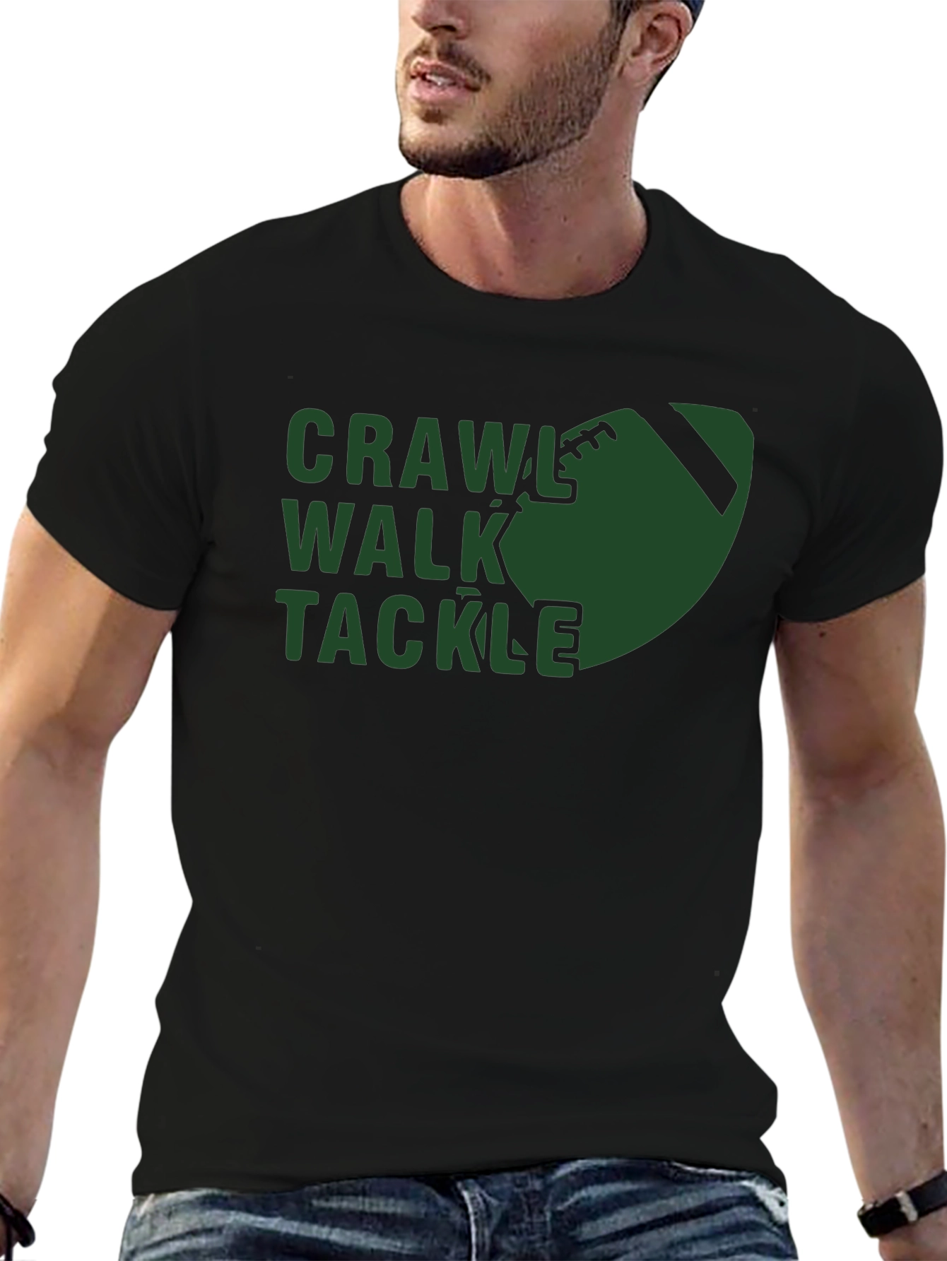 Crawl Walk Tackle Football T-Shirt