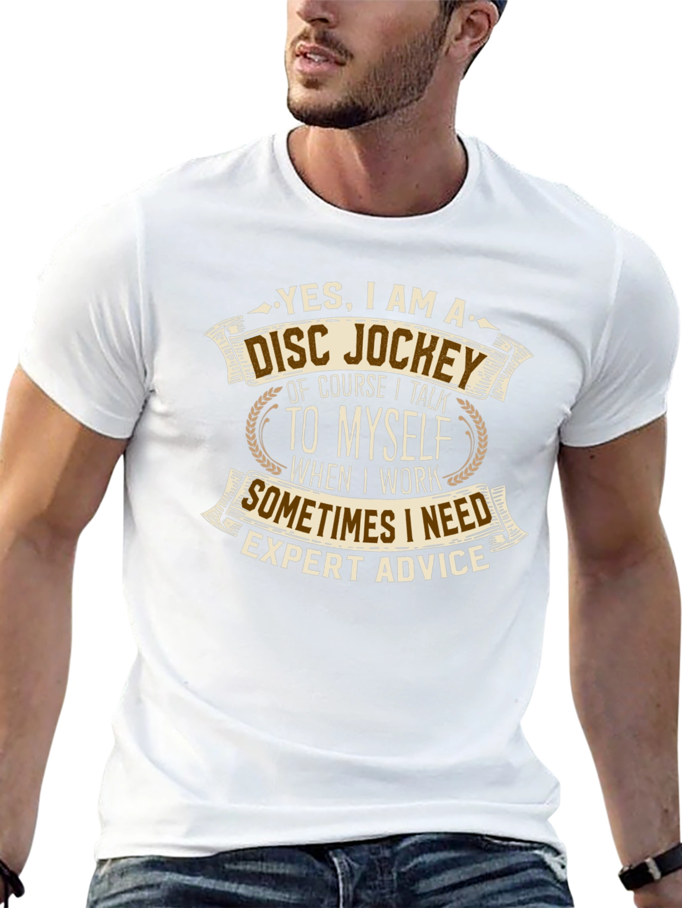 Disc Jockey Expert Advice Graphic T-Shirt