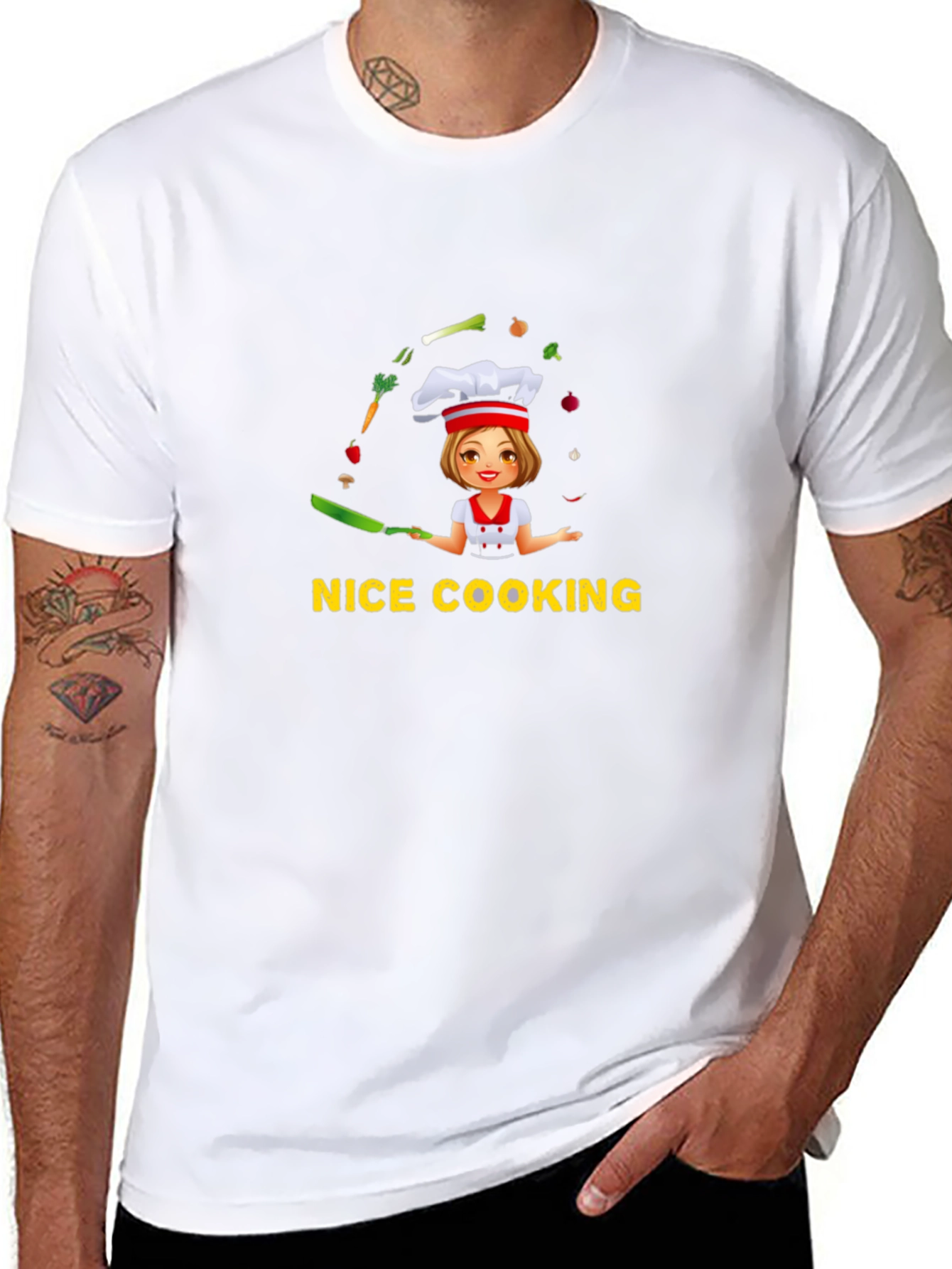 Funny Cooking T-Shirt - Chef Design