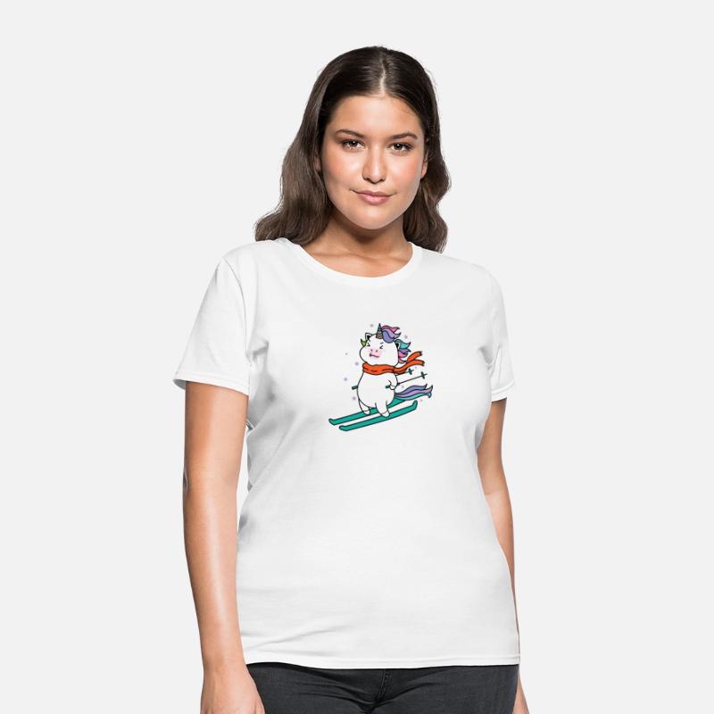 Unicorn Skiing Fable Creature Sport