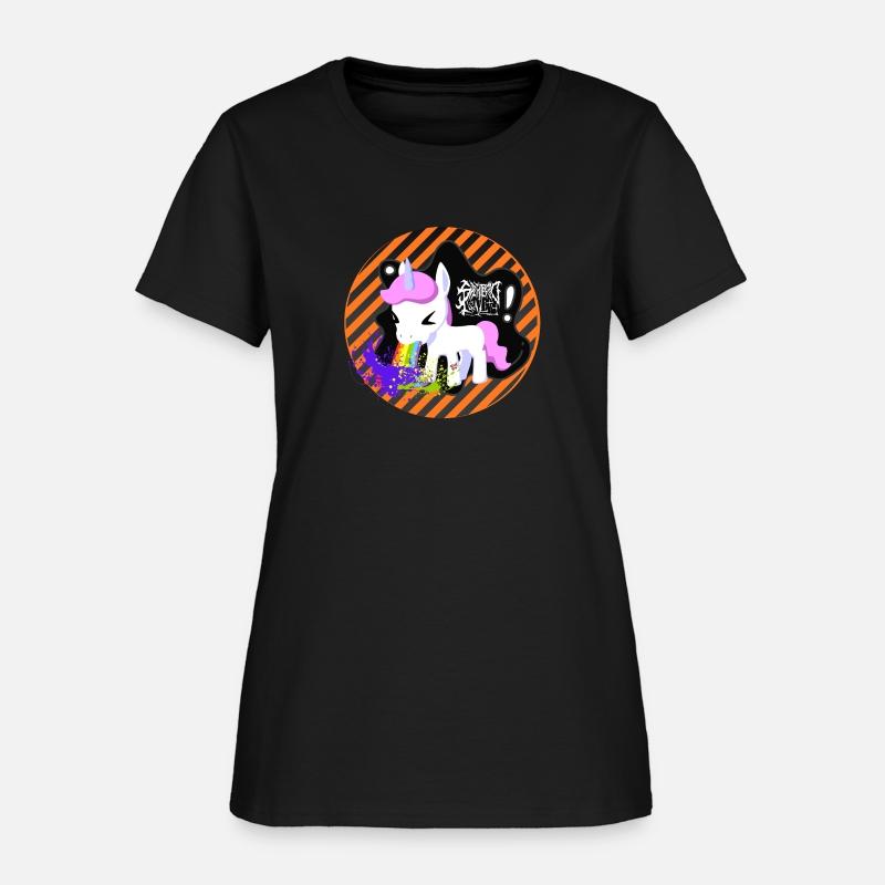 Unicorns get airsick when riding on rainbows