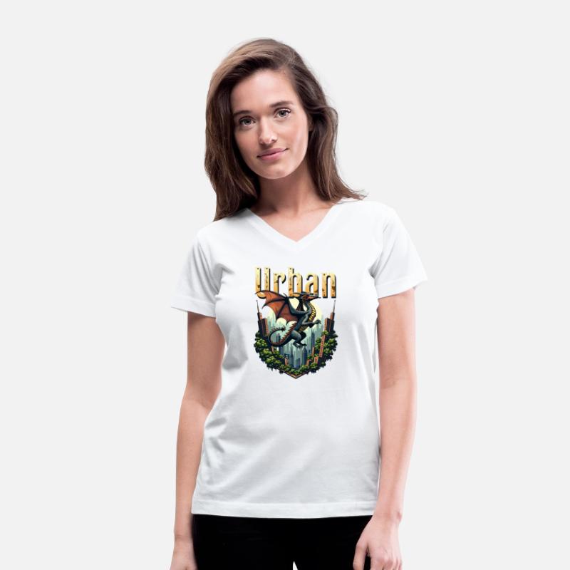 Urban Mythical City Dragon Art