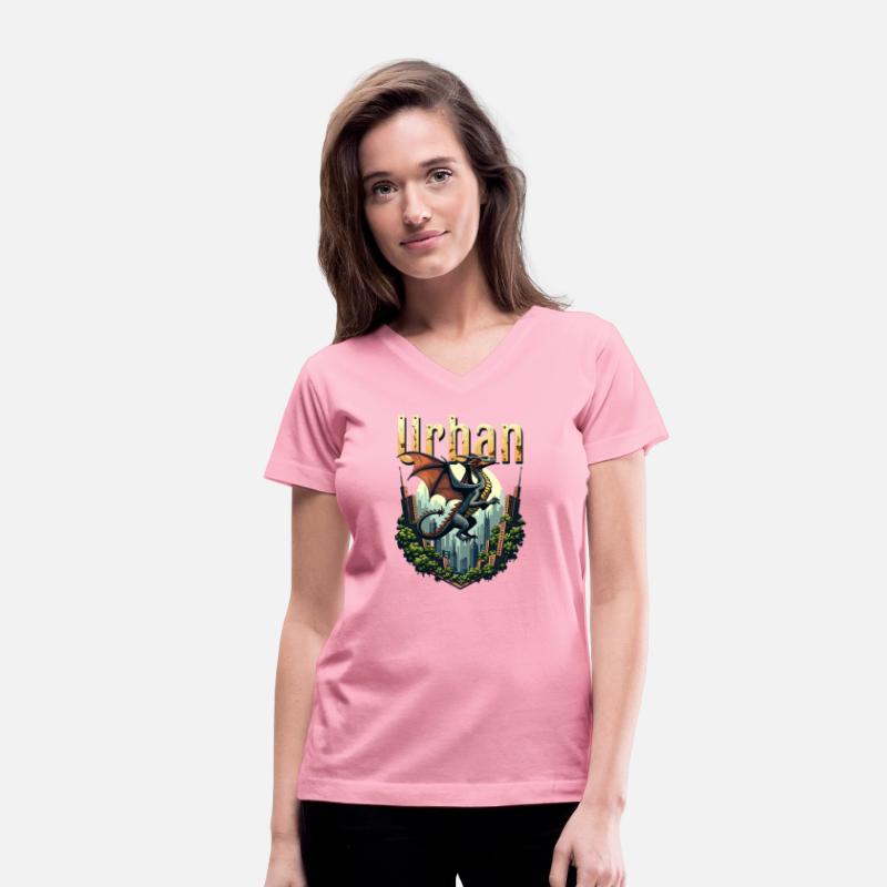 Urban Mythical City Dragon Art