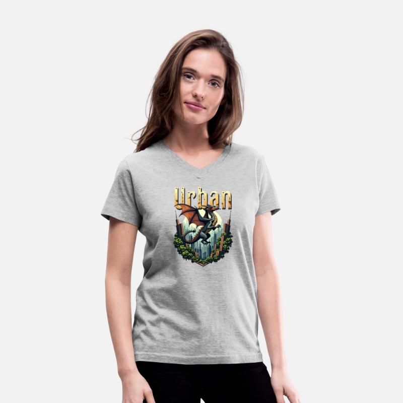 Urban Mythical City Dragon Art
