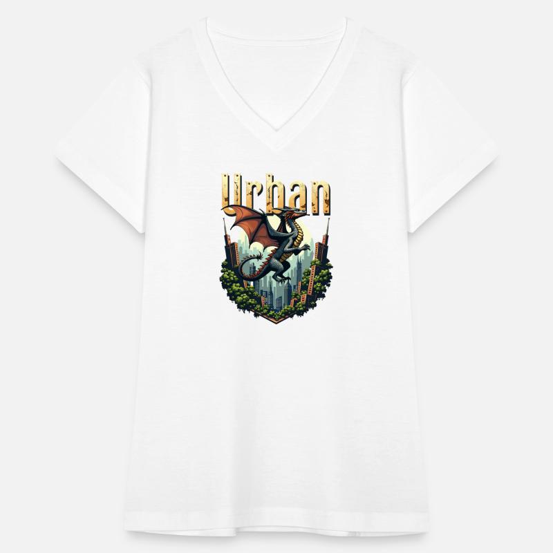 Urban Mythical City Dragon Art