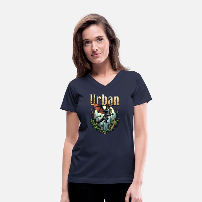 Urban Mythical City Dragon Art