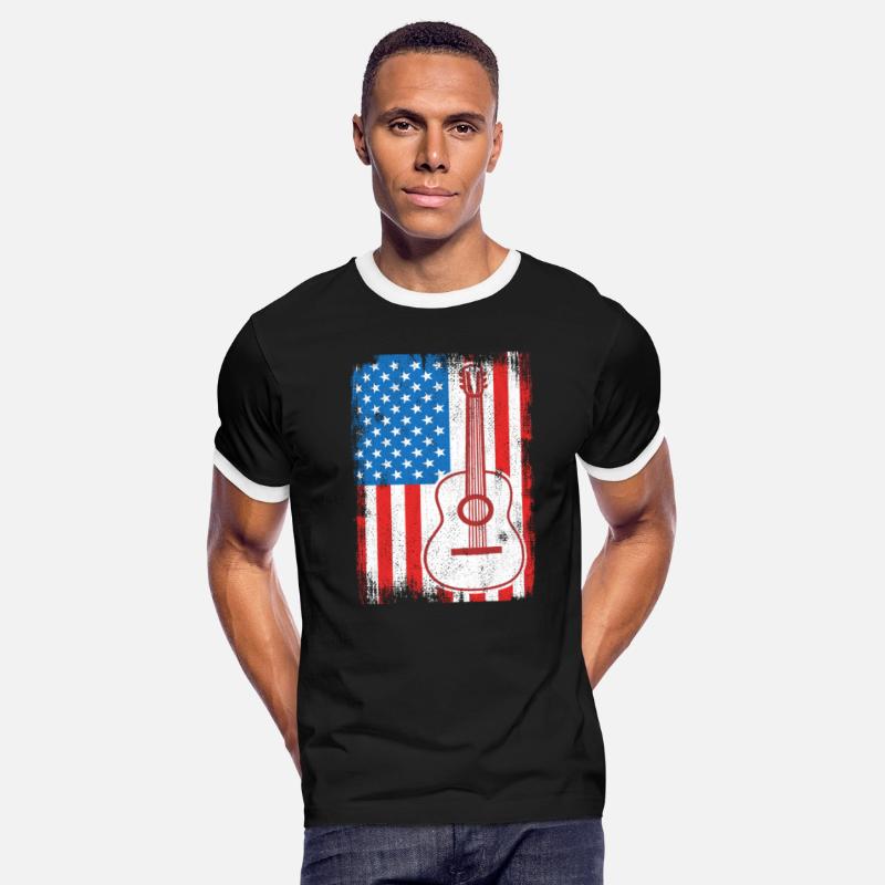 US Flag Guitarist