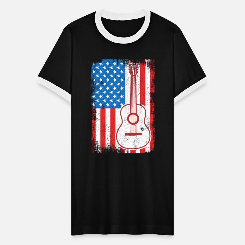 US Flag Guitarist