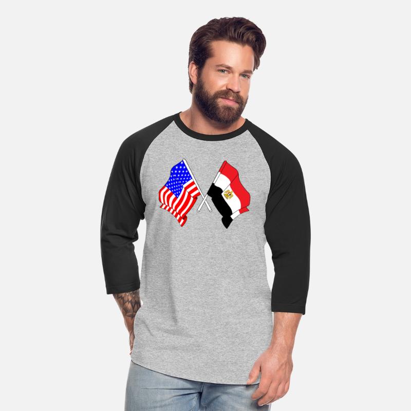 USA flag USA and Egypt flag