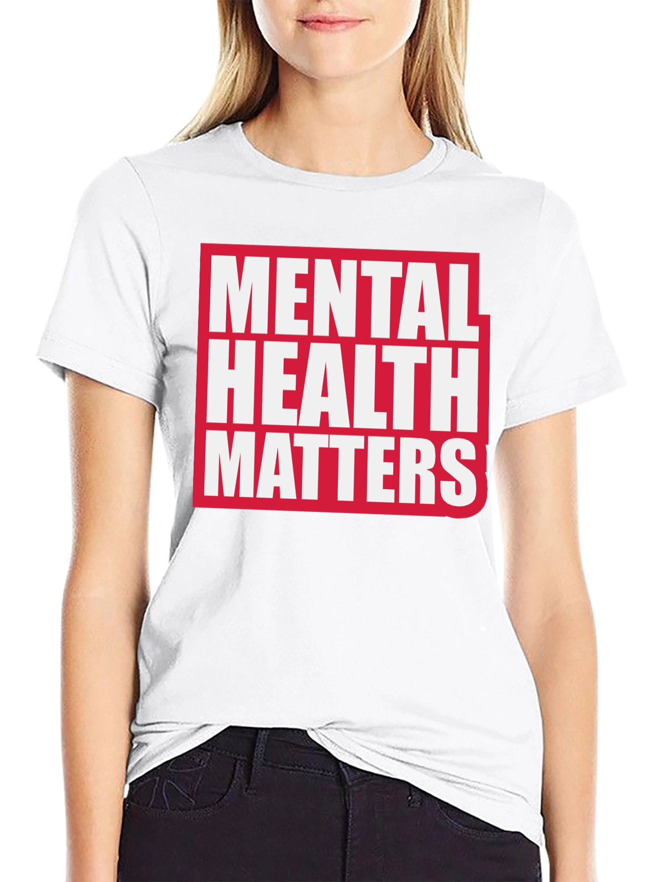 Mental Health Matters Graphic Tee - Black