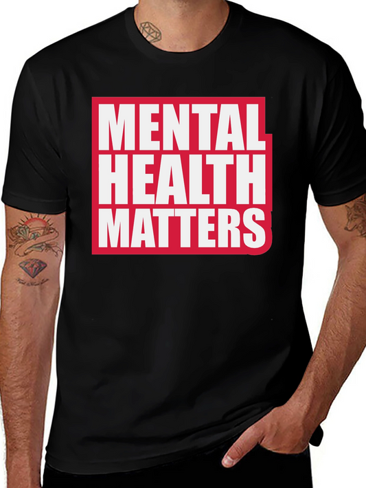 Mental Health Matters Graphic Tee - Black