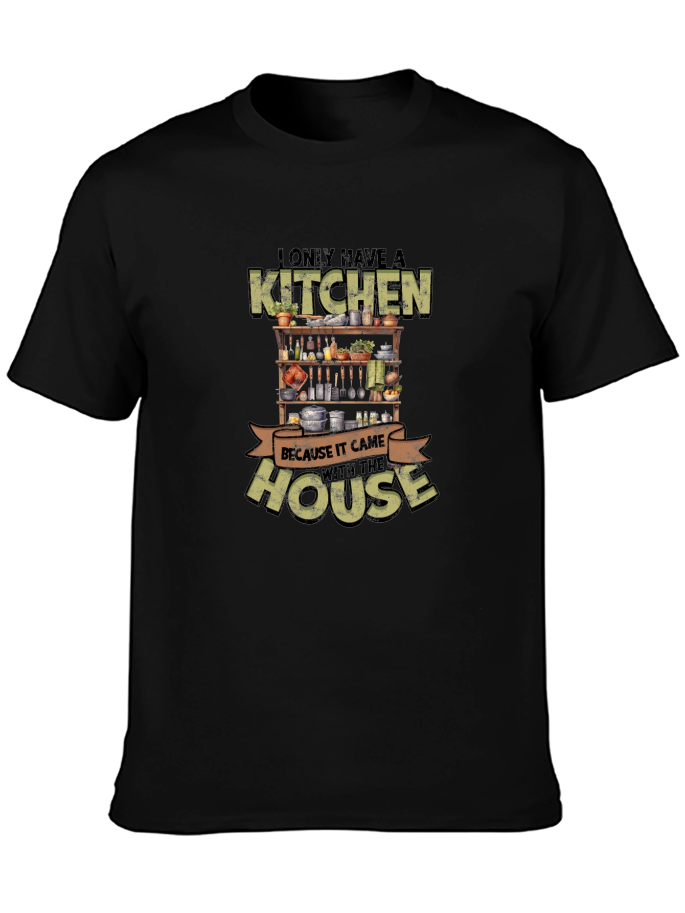Funny Kitchen With the House Graphic T-Shirt