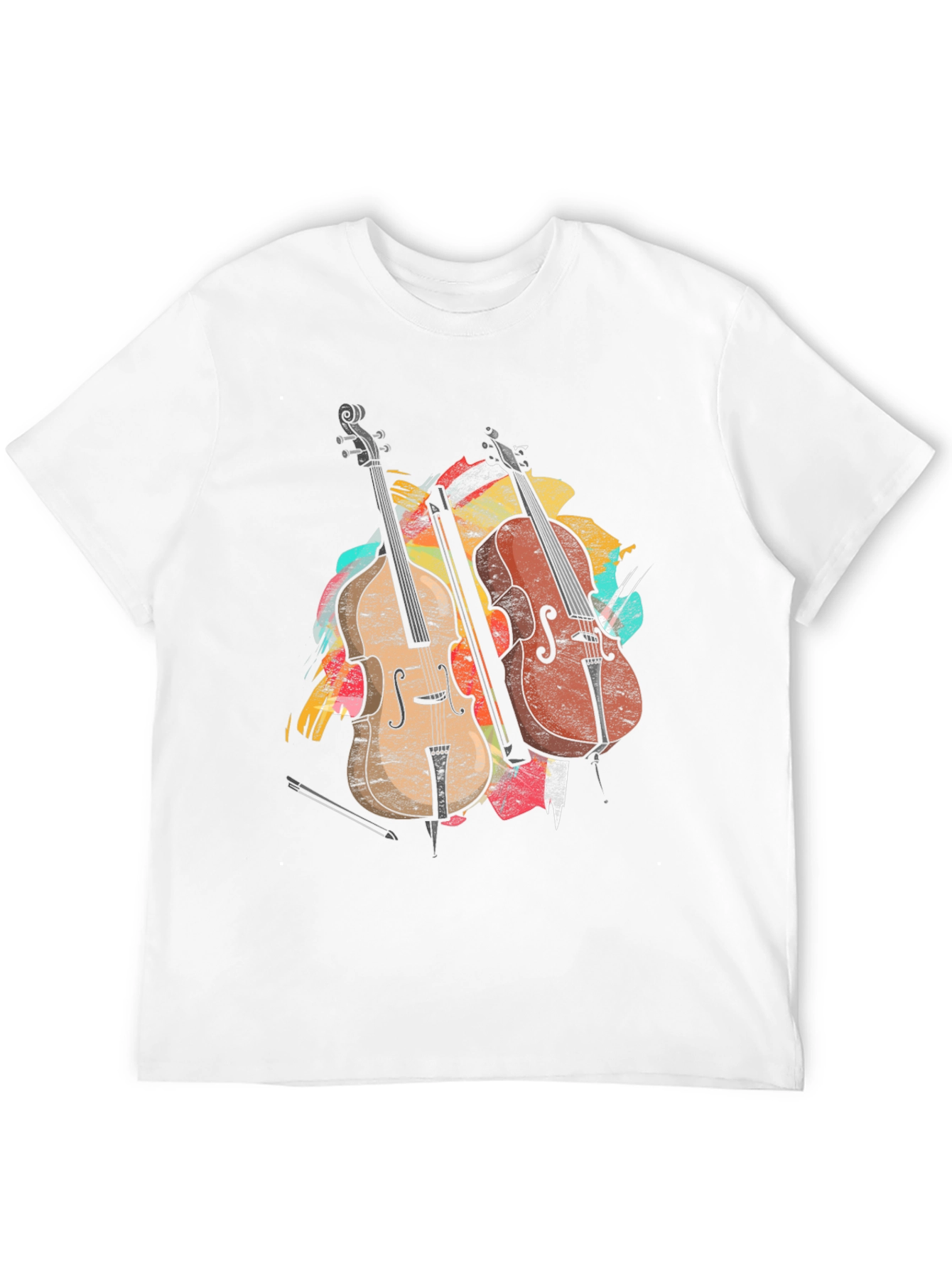 Musical Double Bass T-Shirt - Graphic Tee