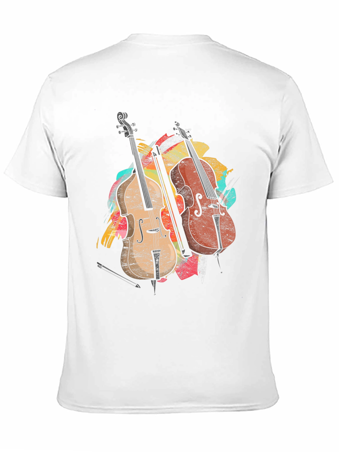 Musical Double Bass T-Shirt - Graphic Tee